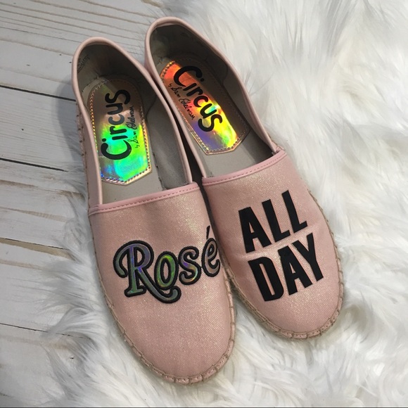 rose all day espadrilles